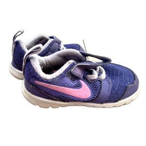 Nike Sneakers Toddler Girls 7 Shoes Purple Velcro Strap Athletic Walker